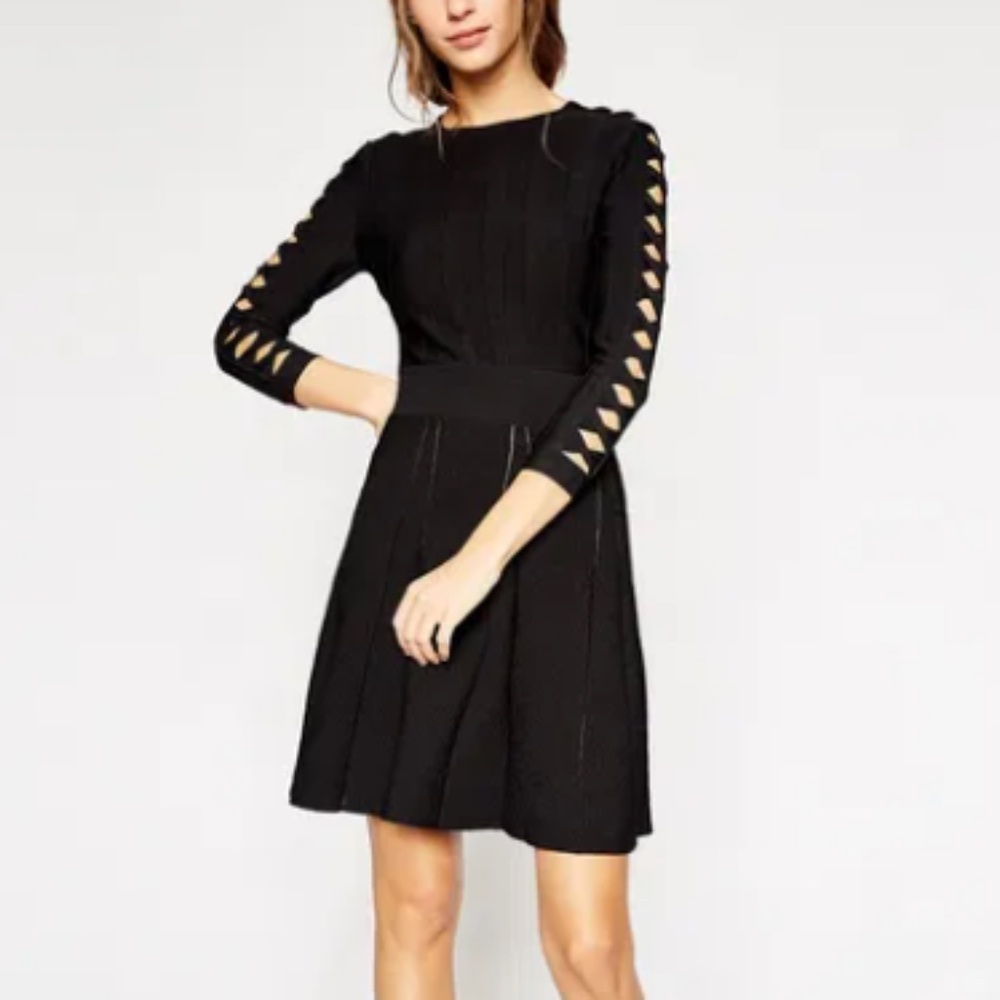 The Kooples Dress Fancy Detail Sleeve